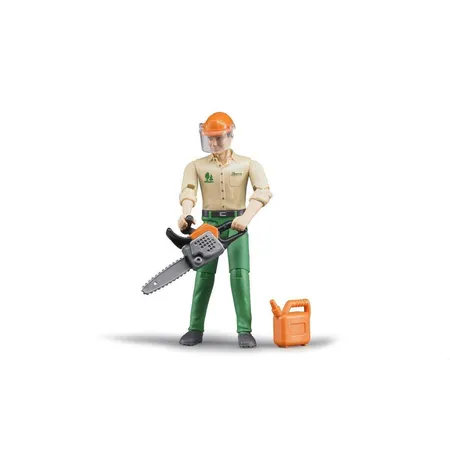 BRUDER® Figur Forstarbeiter Mit Zubehör