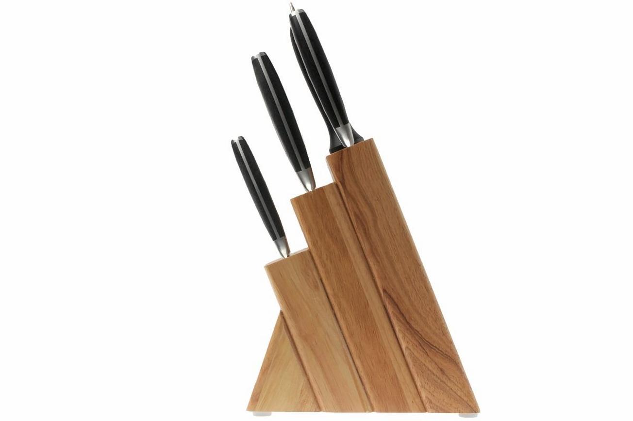 Eden Classic Damast 2030-S03, 6-delige messenset (incl. blok)