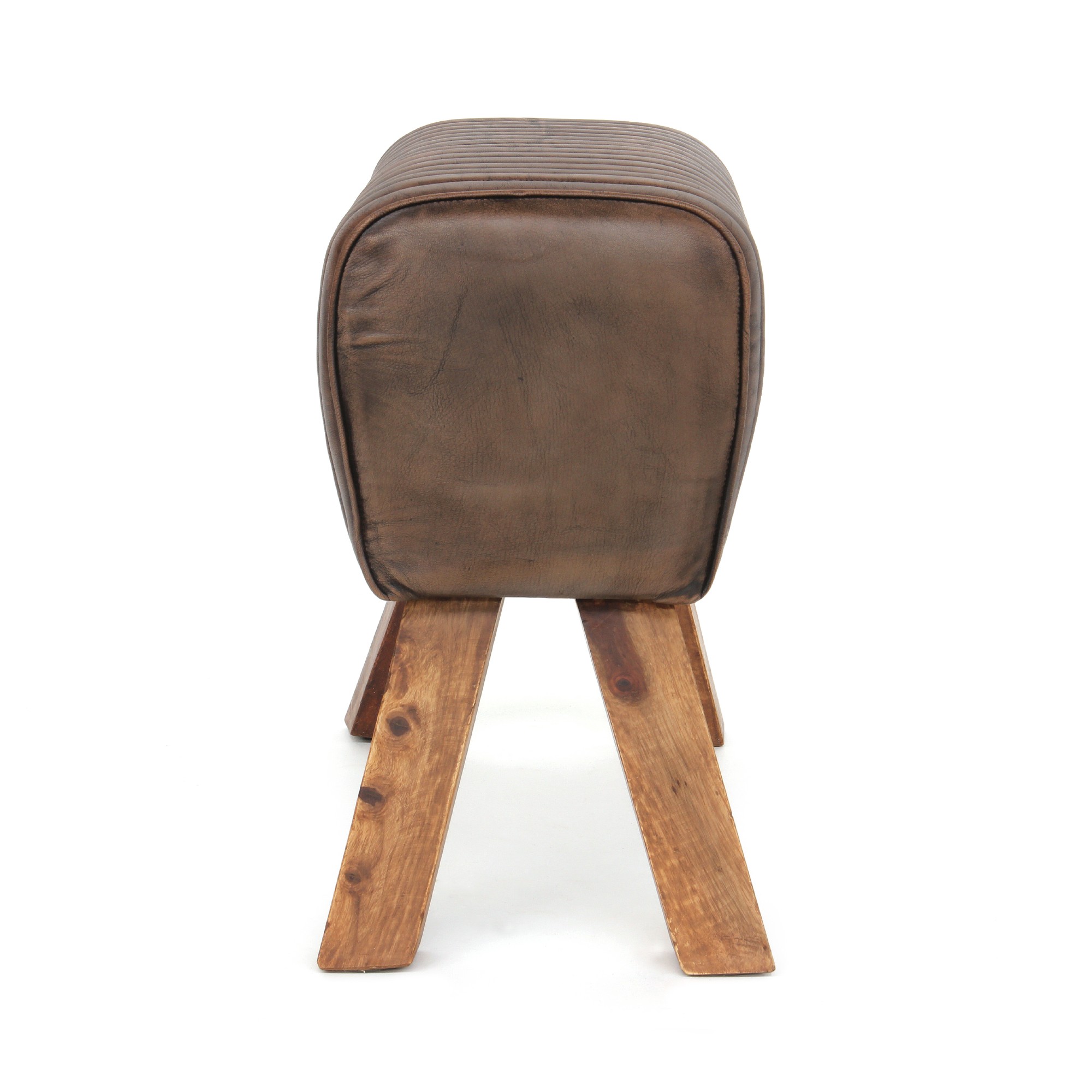 Sitzbock 'Bull', braun, B 78 cm, H 51 cm, T 30 cm von fischer's lagerhaus