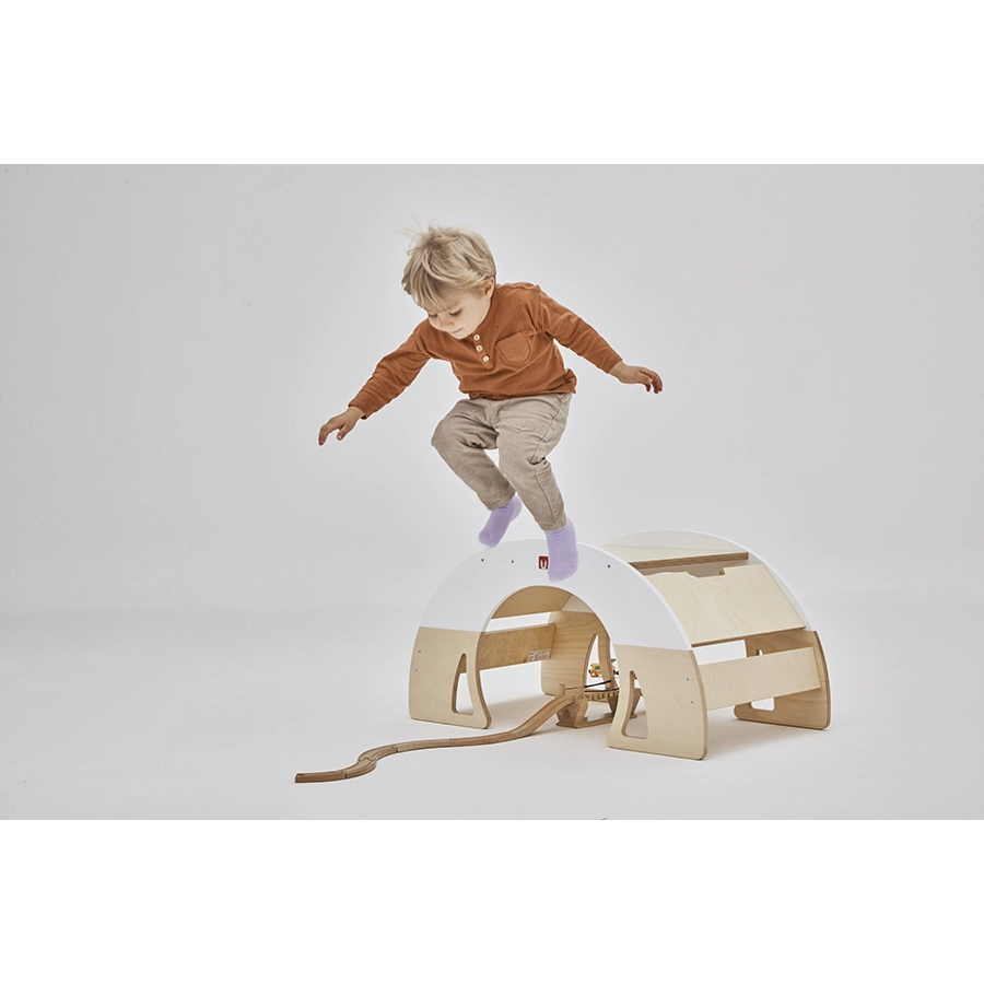 Bianconiglio Kids® Wipptisch DONDO multifunktional weißnatur