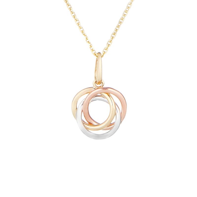 Pendentif Or Tricolore