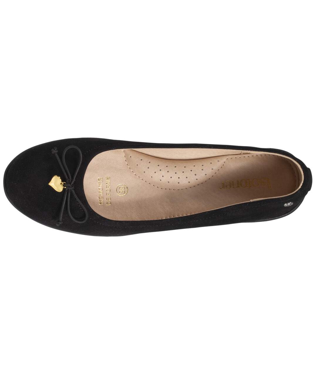 Isotoner Ballerines femme avec charms et petit nœud