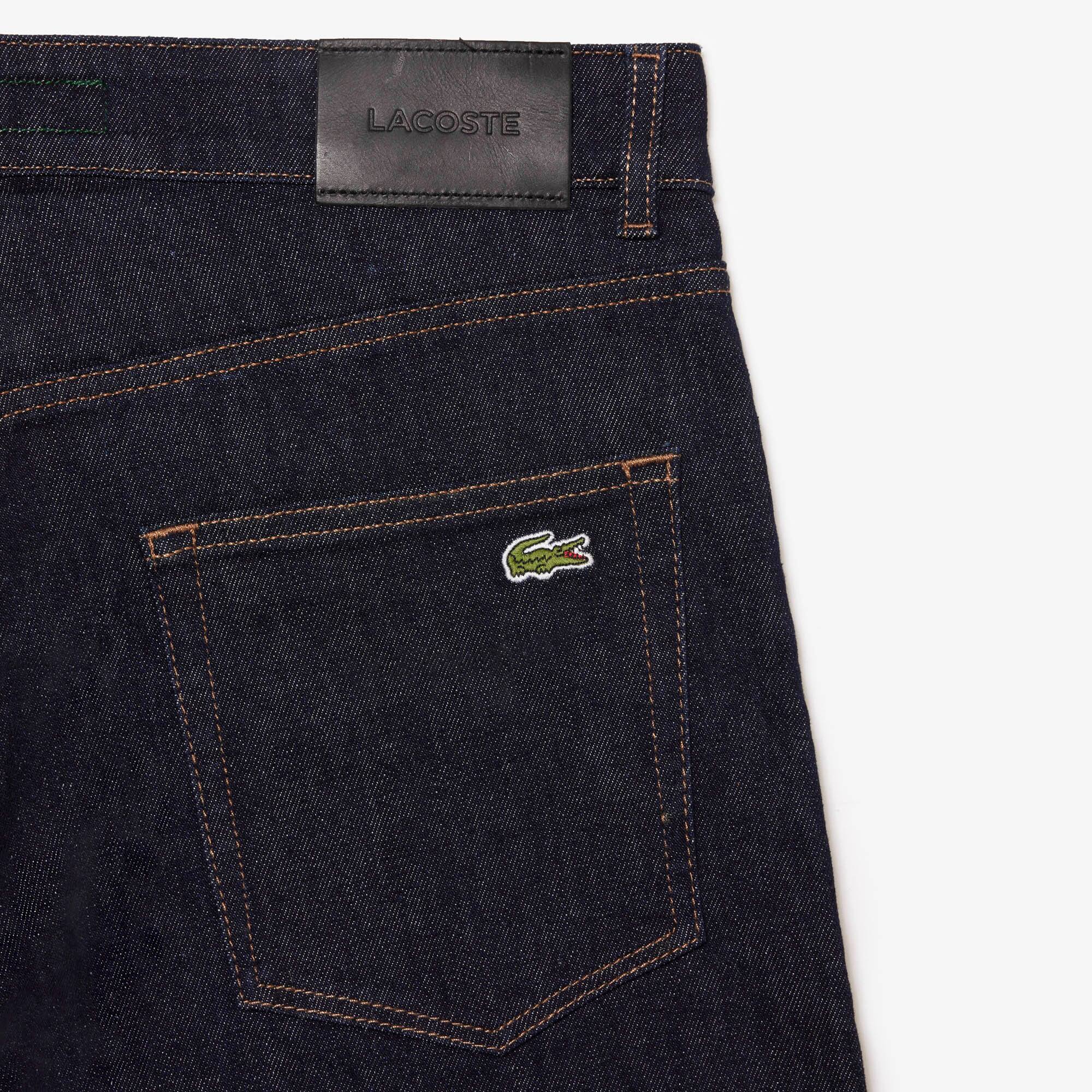 Jean slim fit en denim de coton stretch Pantalons & Shorts - Bleu - Lacoste - Homme