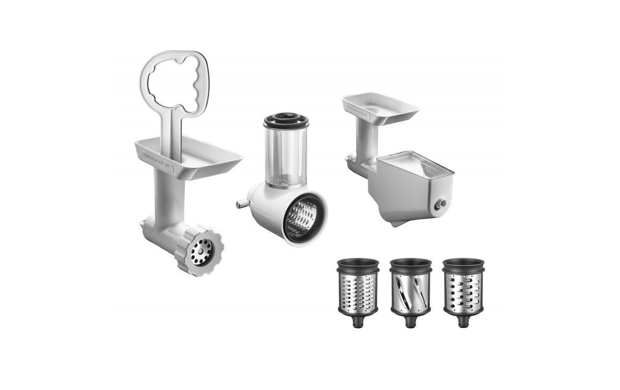 Fleischwolf Zubehörset Starter Kit 5KSM2FPPC<br>Fleischwolf-Aufsatz/Gemüseschneider/Passier-Set
