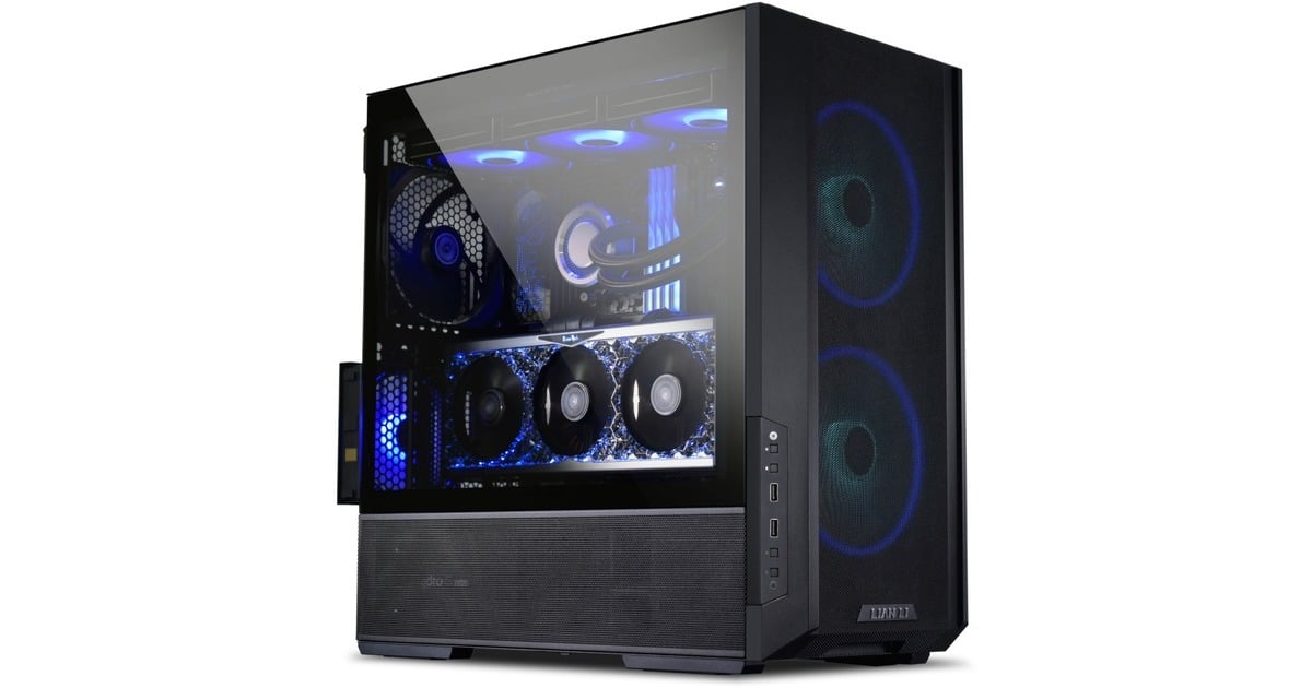 Lian LiLancool 216 RGB midi tower behuizing  (Zwart | 2x USB-A | 1x USB-C | RGB | Tempered Glass)