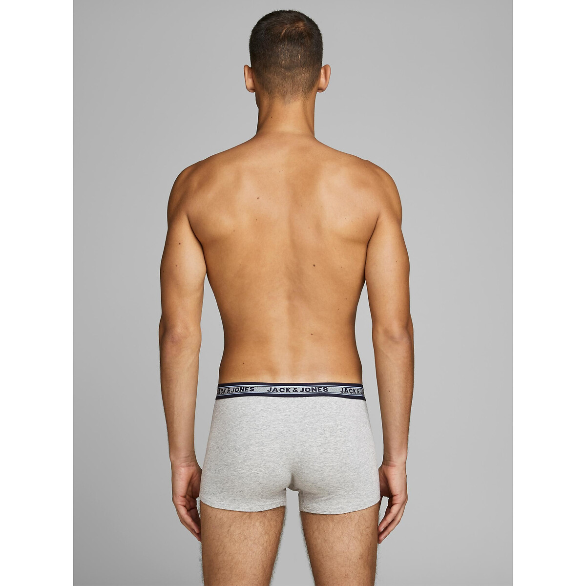 JACK & JONES<br>Conjunto de 5 cuecas boxer lisas