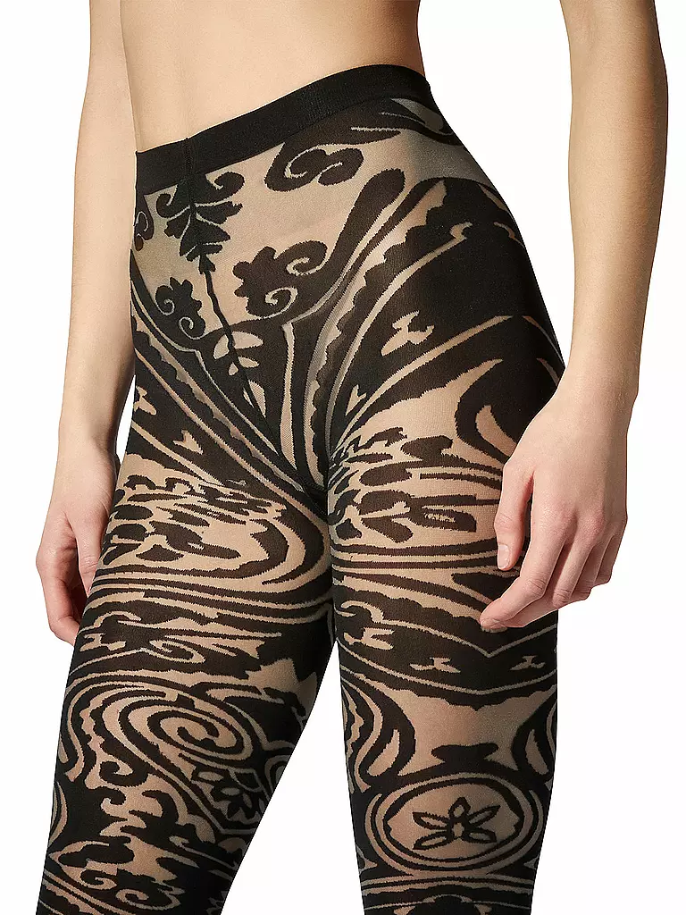 WOLFORD Modestrumpfhose  WOLFORD x ETRO grey/black schwarz