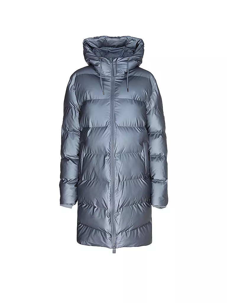 RAINS Steppmantel ALTA LONGER PUFFER JACKET grau