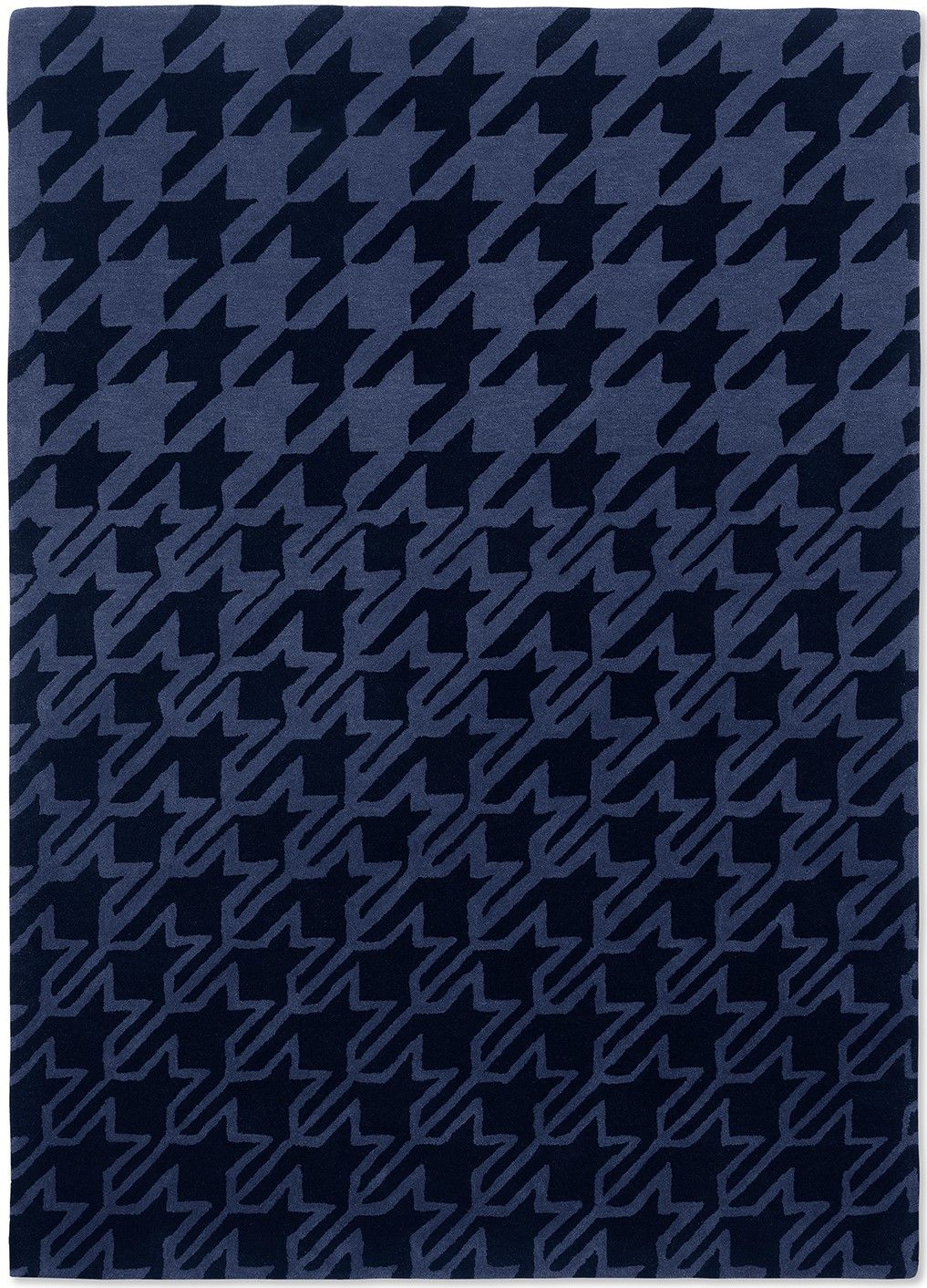 Vloerkleed Dark Blue 162808 Houndstooth