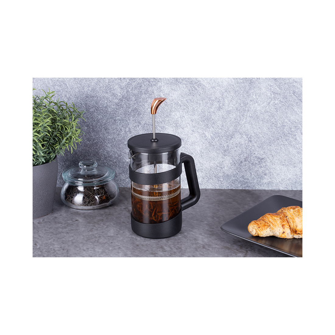 Berlinger Haus Tee- und Kaffeekanne 600 ml Black Rose Collection