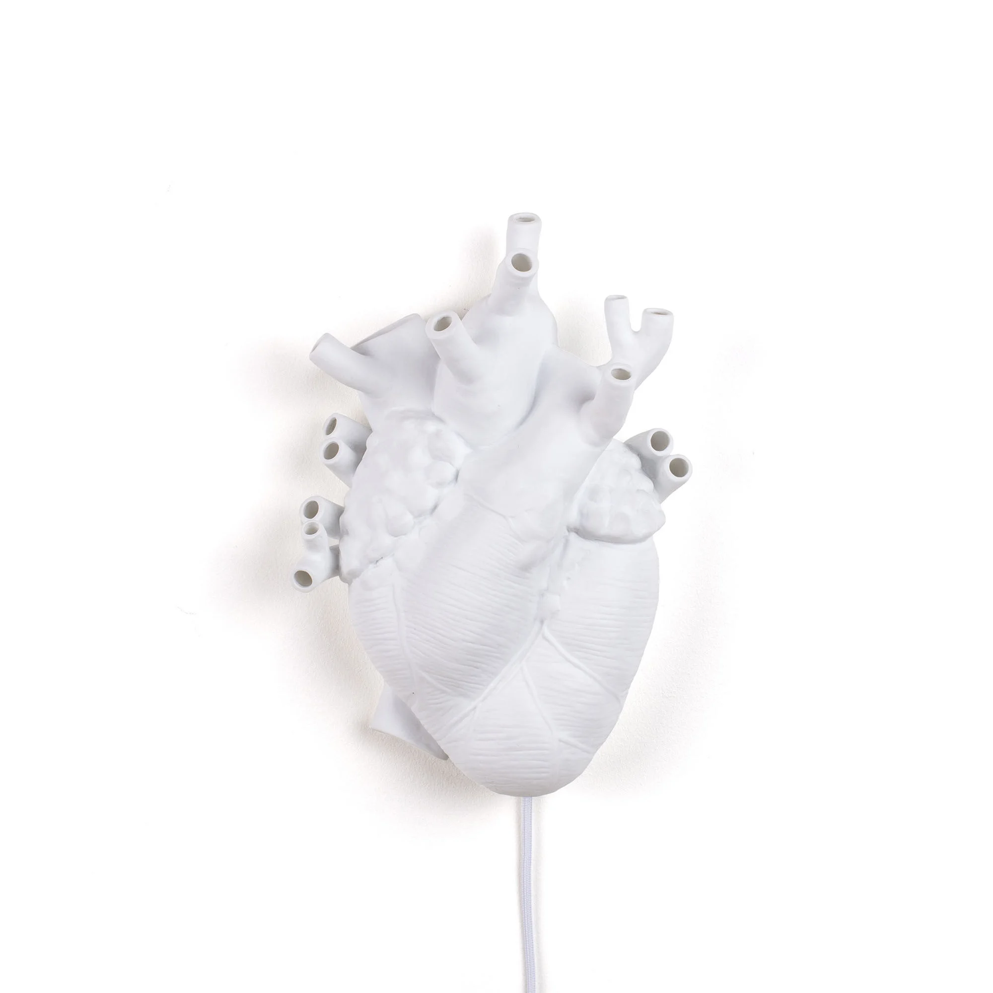 HEART - Applique avec prise céramique | Blanc