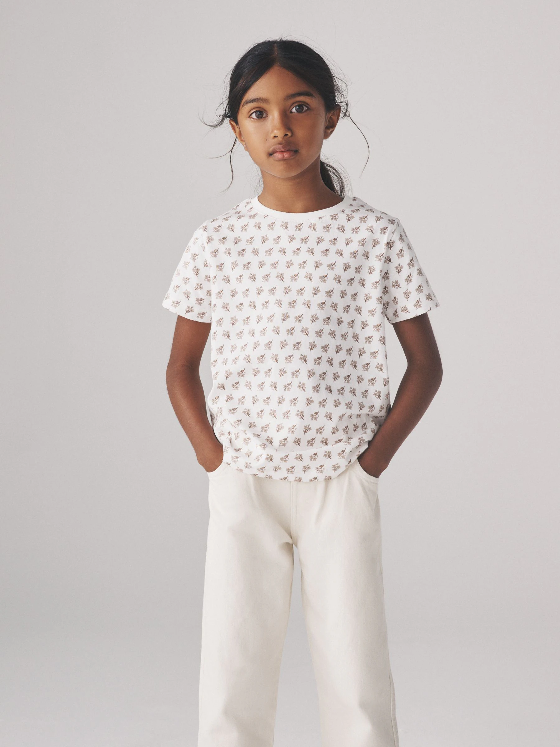 Roze/wit - The Set 5 Pack Regular Short Sleeve Cotton T-Shirts