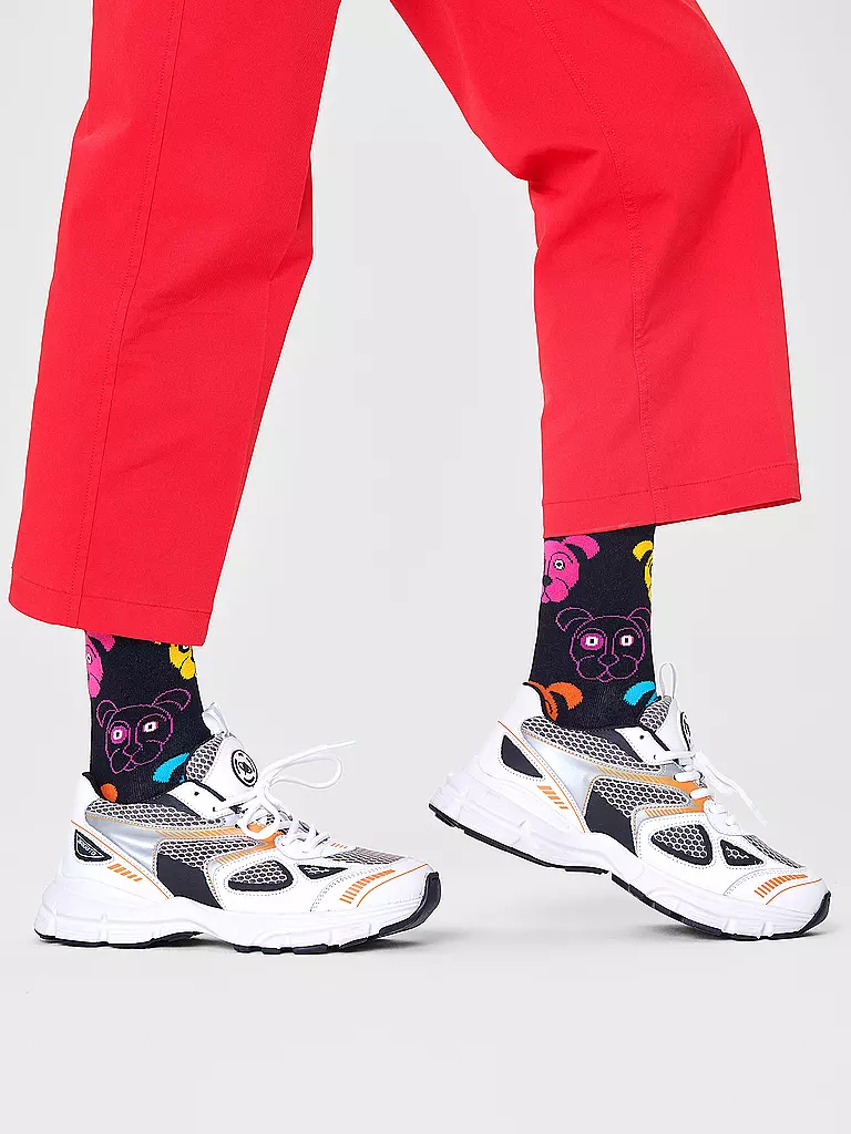 HAPPY SOCKS Damen Socken DOG 36-40 black schwarz