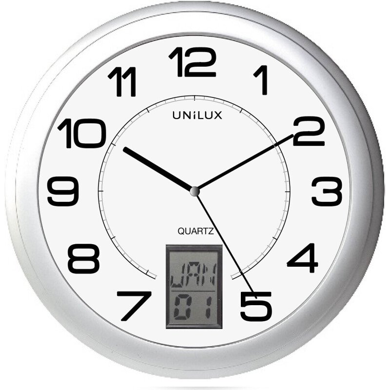 Pendule Unilux Instinct gris métal