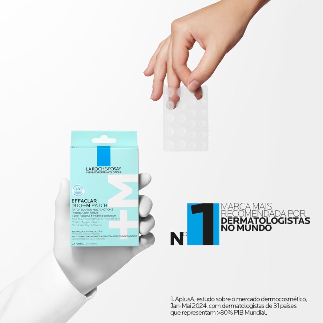 LA ROCHE POSAY  Effaclar Duo +M Patches Anti-Imperfeições - 22un