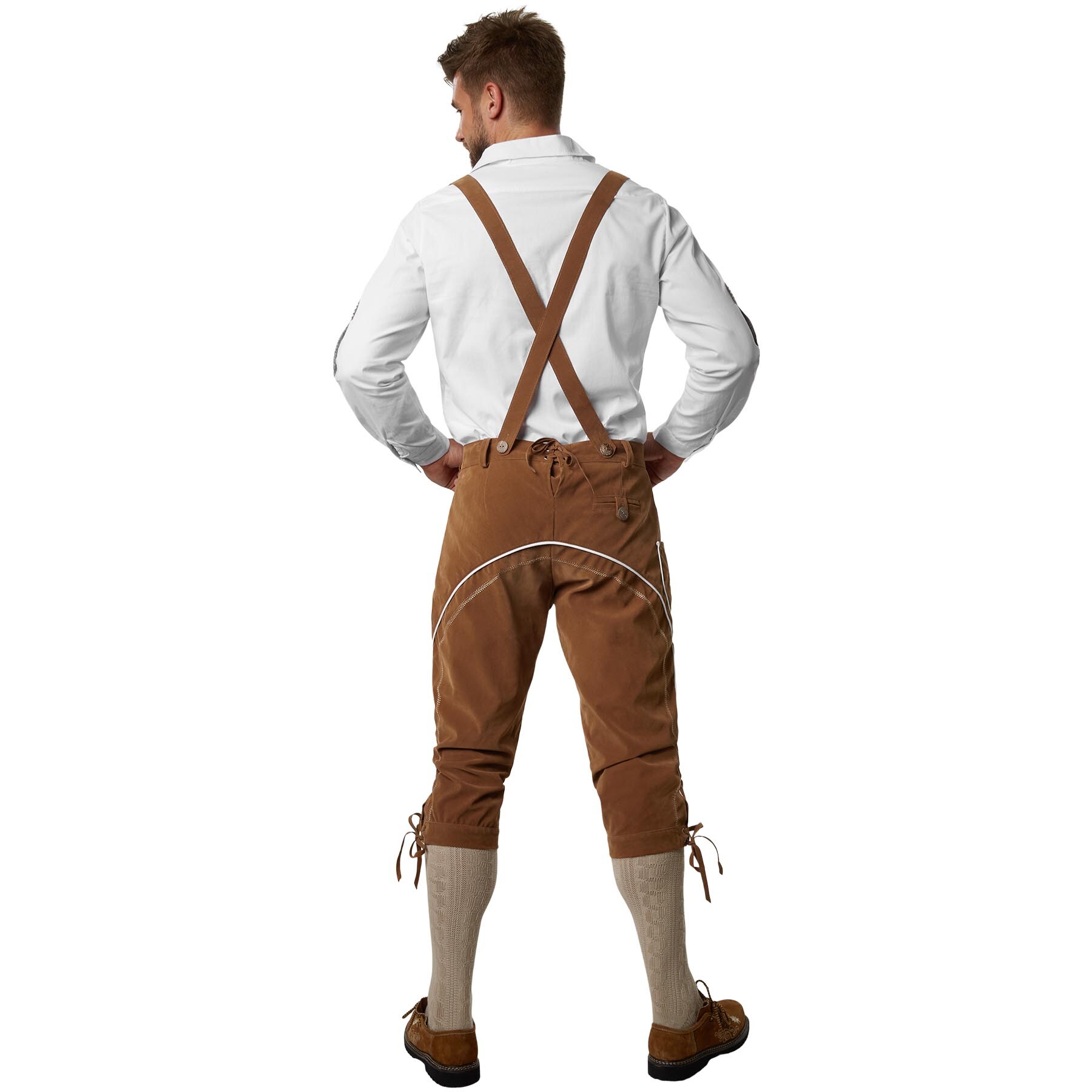 tectake® Lederhose Steigerwald