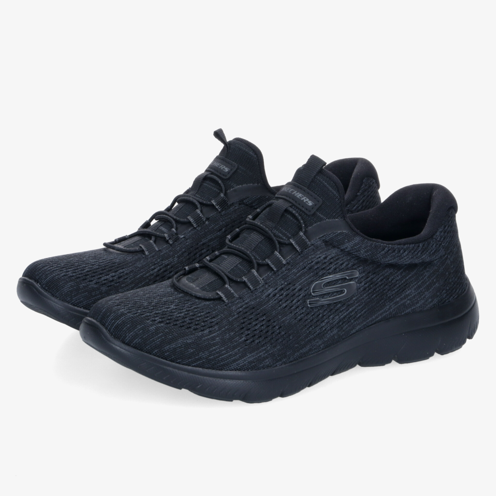 SKECHERS Damen Slip On schwarz