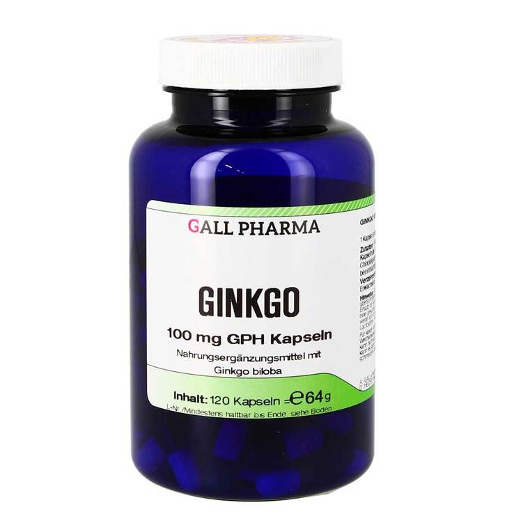 Ginkgo 100 mg GPH Kapseln, 120 St