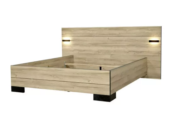 Chambre Complète (160*200) Chêne naturel - OUDONG n°2