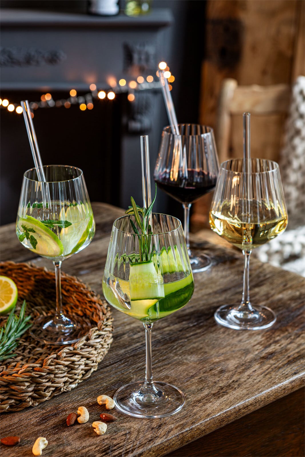 Nachtmann Gin Tonic-Set TASTES GOOD 9-teilig Kristallglas