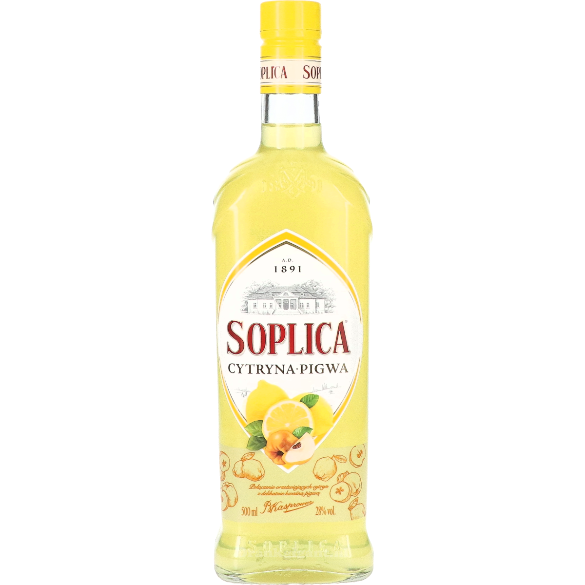 Soplica Citroen Kweepeer - Cytryna Pigwa 50 cl