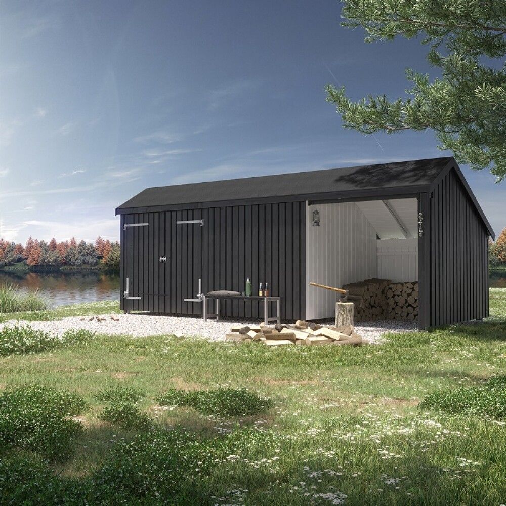 REDSKAPSBOD PLUS MULTI LUKKET 627X248X250CM 15,5M²