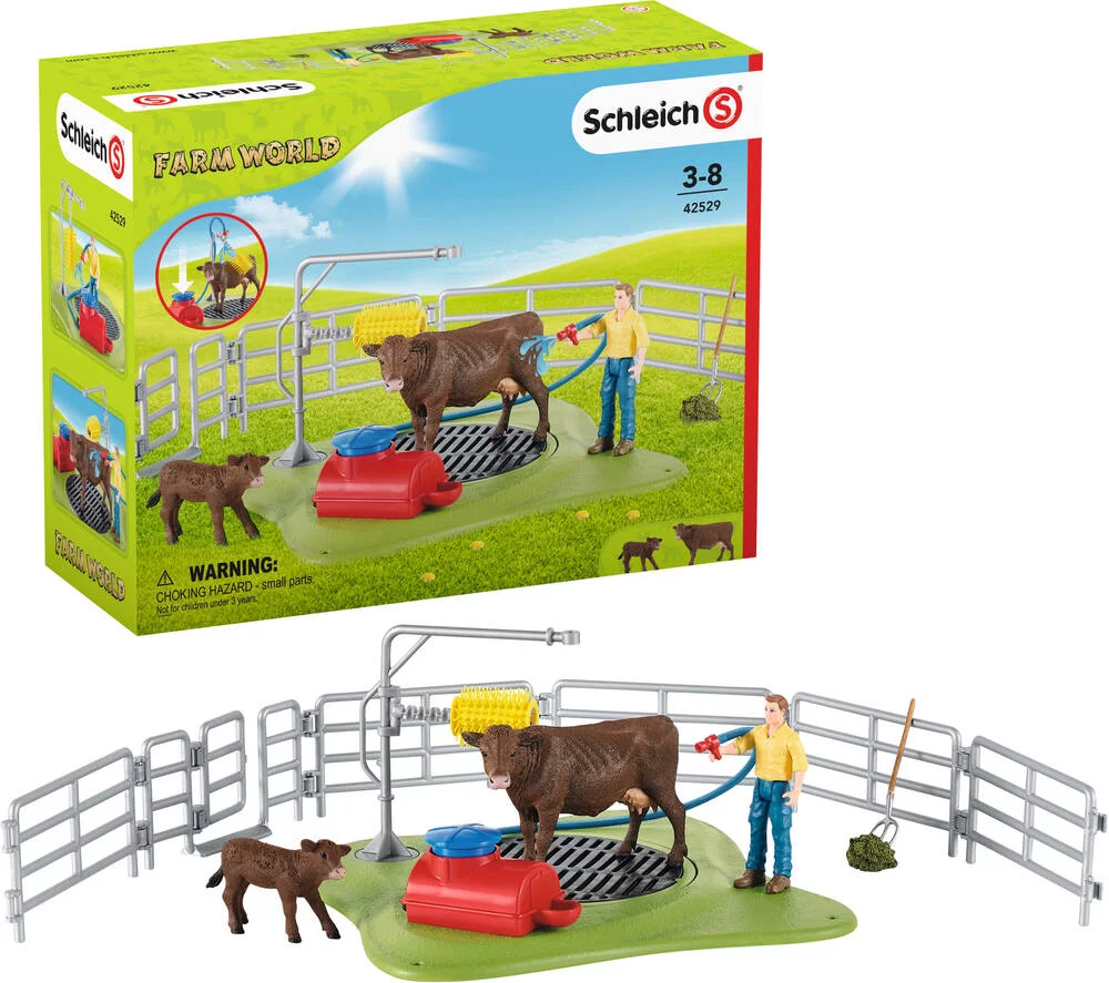 STATION DE LAVAGE POUR VACHE