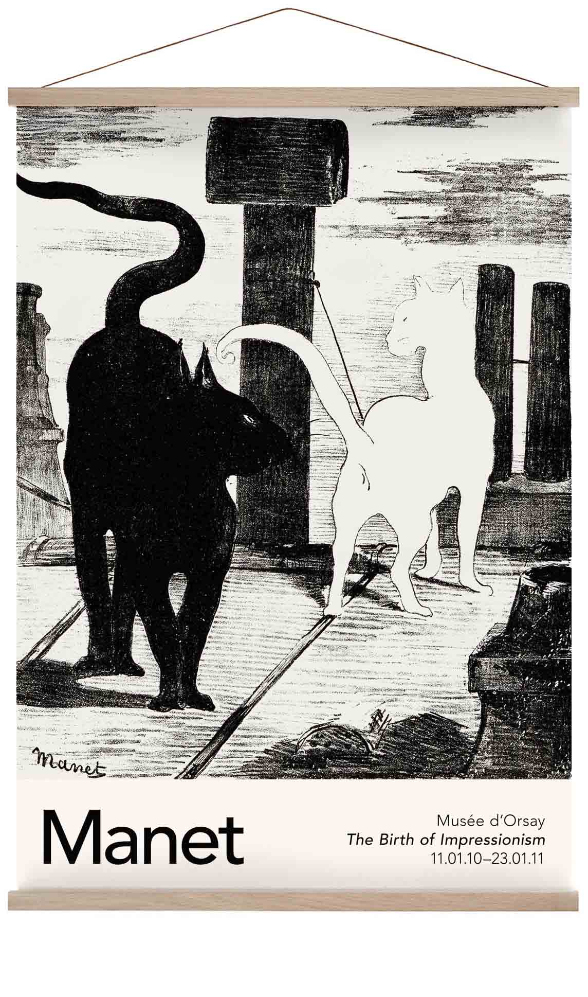 Die Katzen Rendezvous von Manet Ausstellung