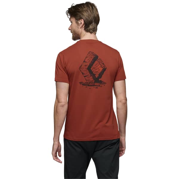 T-shirt escalade BLACK DIAMOND BOULDER SS TEE BURNT SIENNA