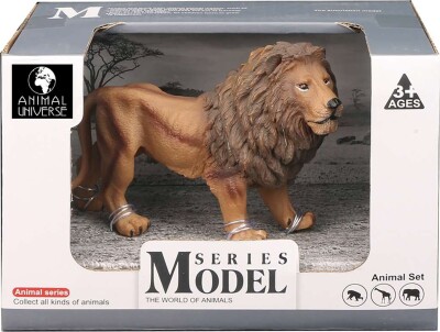 Løve Figur - Model Series - Animal Universe - 16X9,5X11 CM