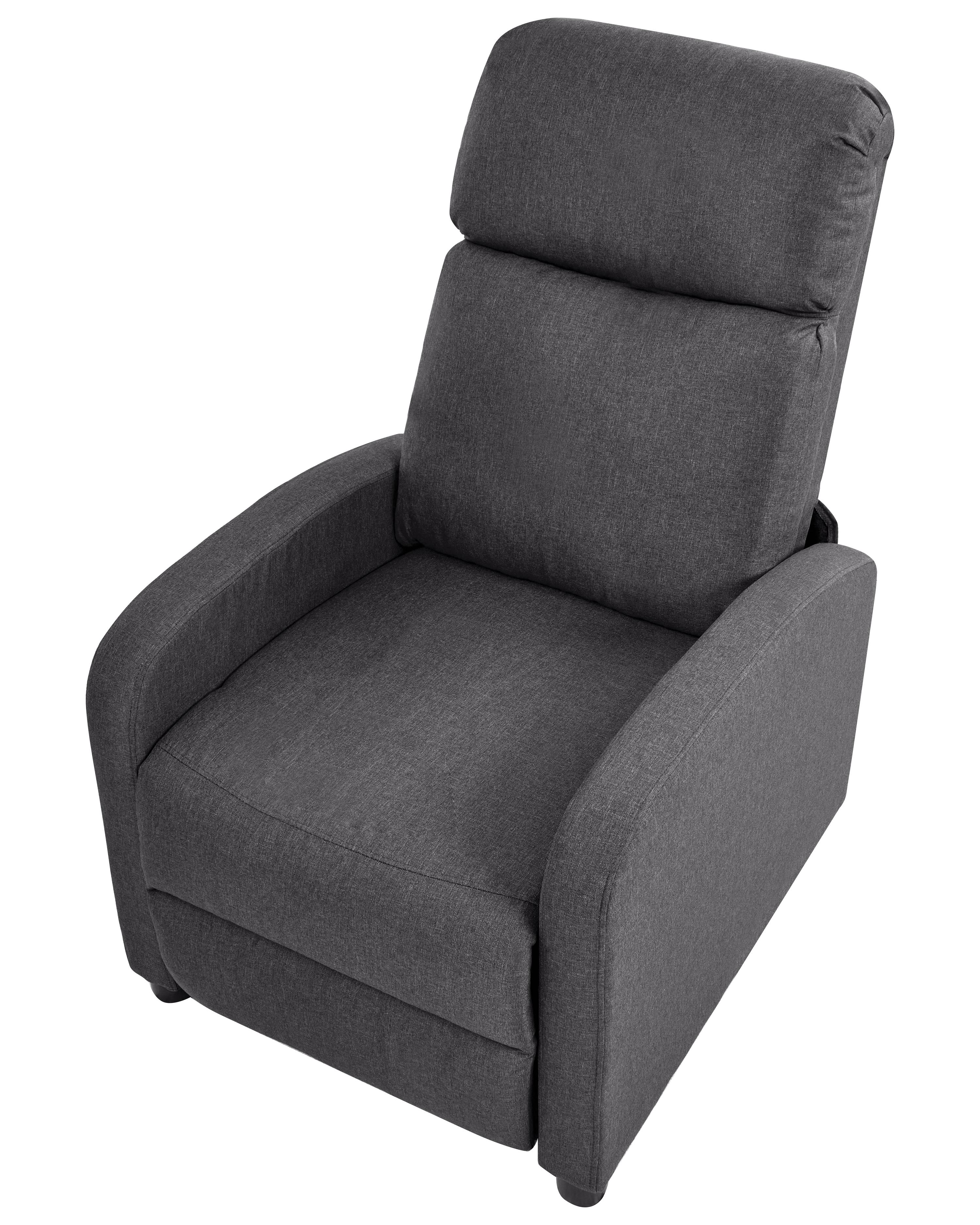 Relaxfauteuil EMINENCE Kunstlinnen Donkergrijs