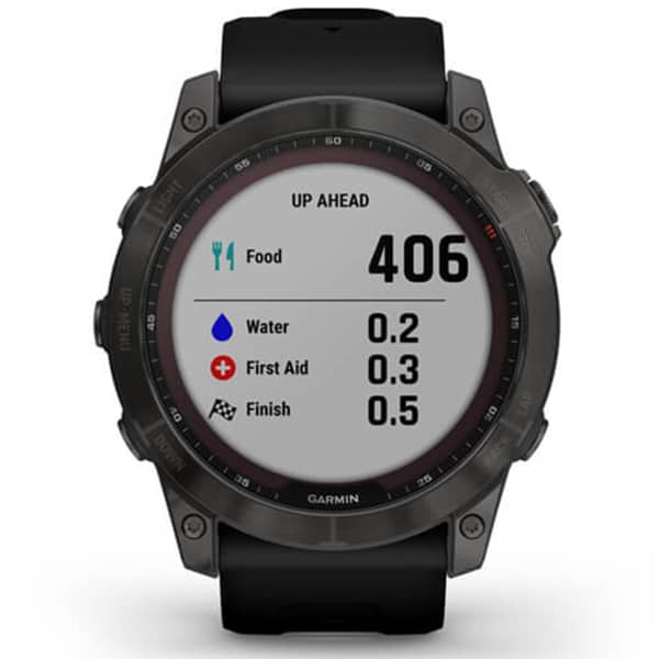 Montre cardio GPS GARMIN FENIX 7X SAPPHIRE SOLAR CARBON