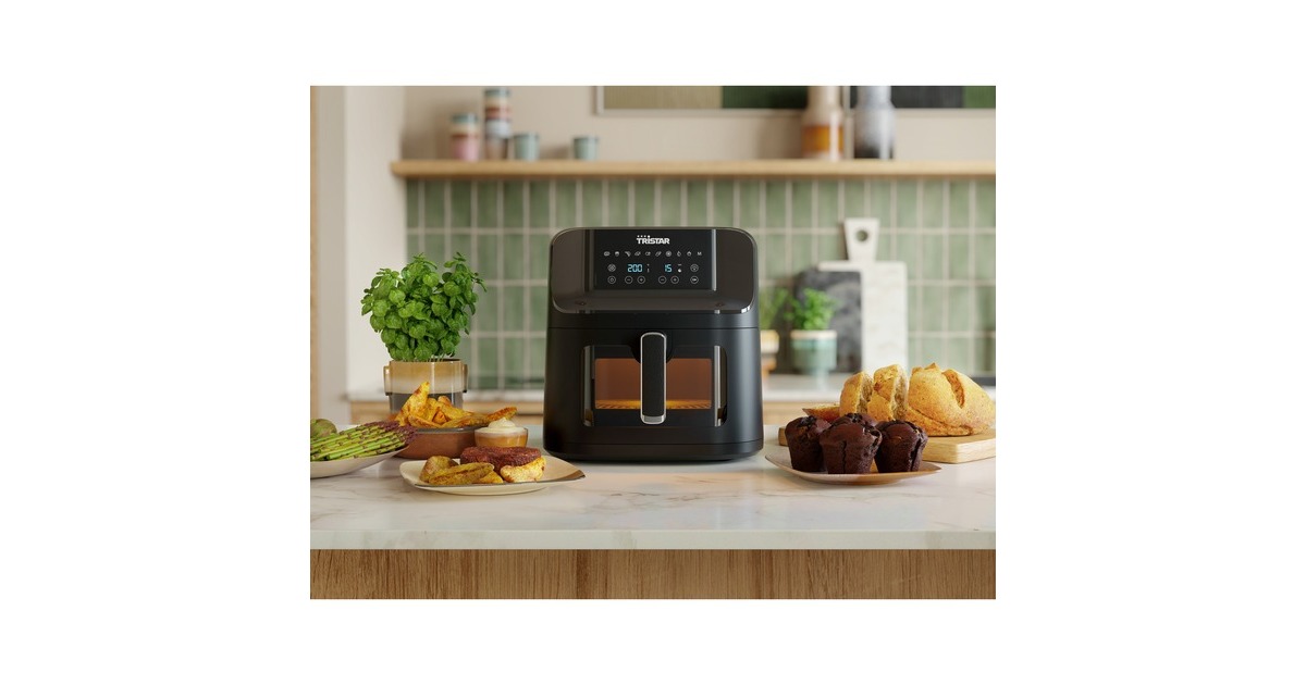 TristarAirfryer FR-9039 heteluchtfriteuse  (Zwart, 1.6 kg | 7.5 liter)