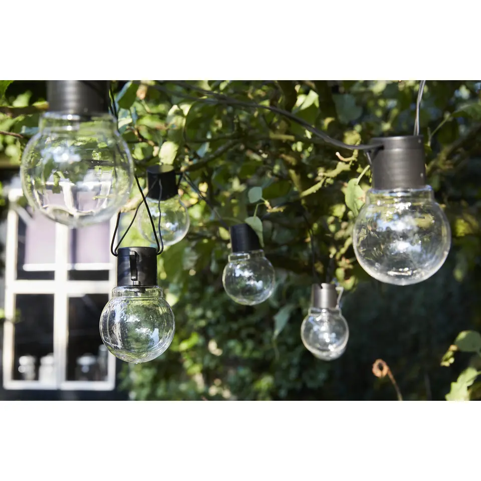 Solar Lichtsnoer Menorca Feestverlichting 10x LED