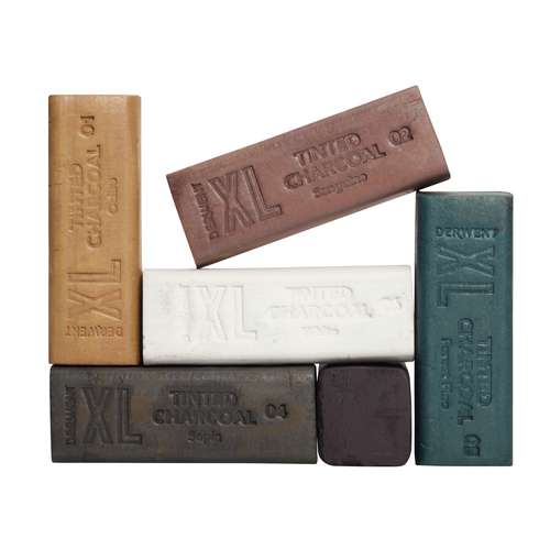 DERWENT Tinted Charcoal XL Blocks
