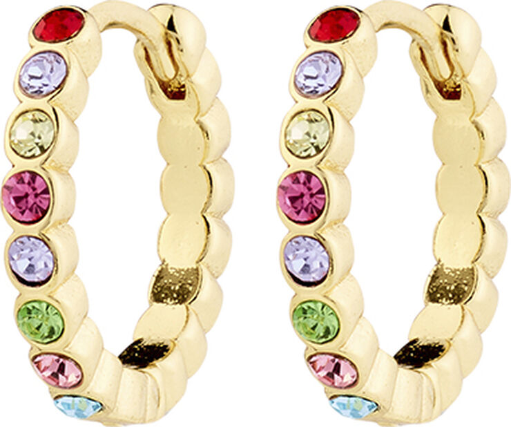 Pilgrim KLEOPRATRA hoop earrings gold-plated Guld