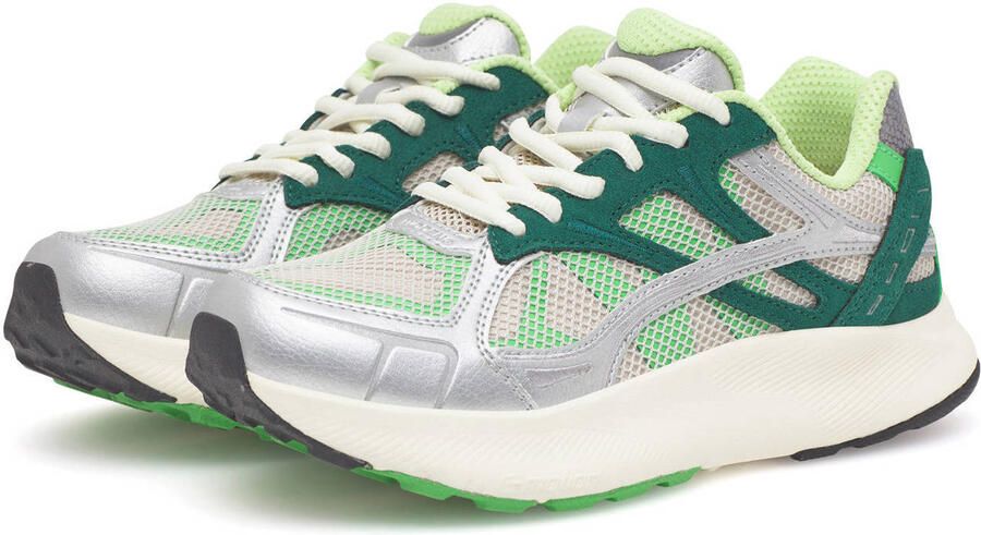 Woden chunky sneakers groen