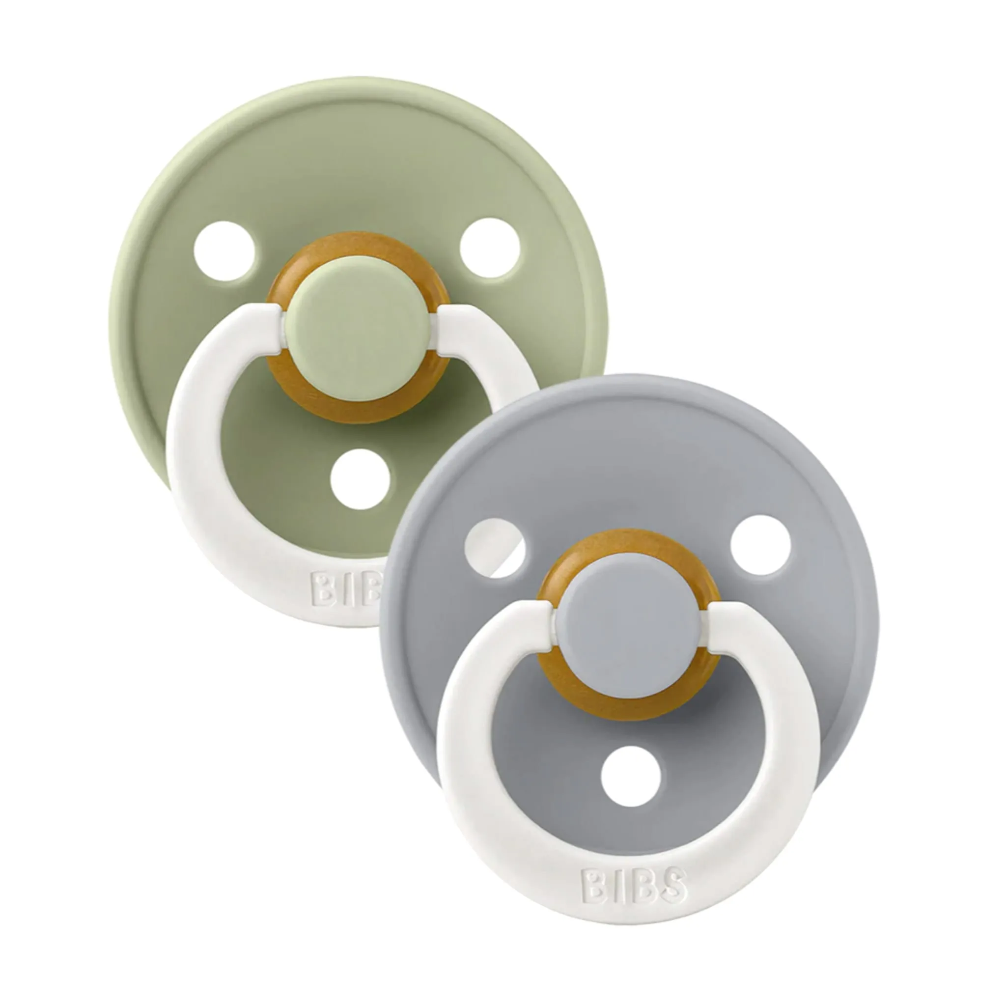 Bibs Suce Bibs 0-6mois Paquet de 2 - Glow Sauge (Grandeur 1)