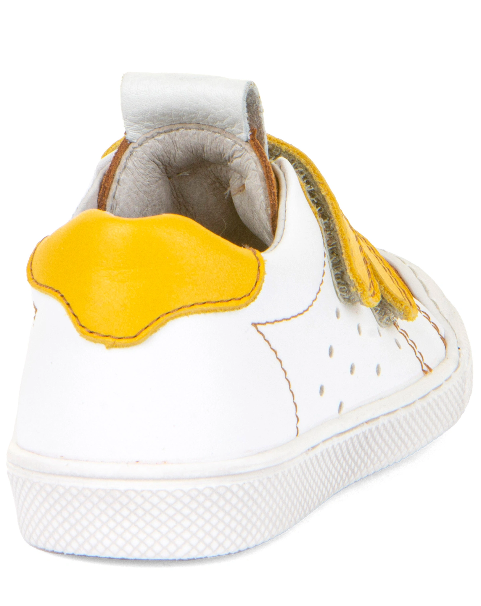 Klett-Halbschuhe ROSARIO RECYCLED in white/cognac