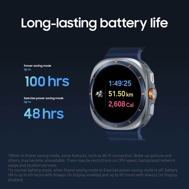 Samsung Galaxy Watch Ultra (2025) 47mm LTE (blå)