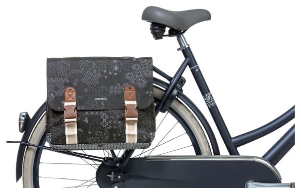 Sacoche double vélo Basil Boheme 35 litres Noir anthracite
