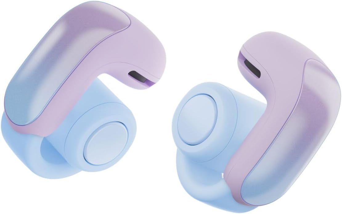 Bose Ultra Open Earbuds, Écouteurs oreilles libres avec technologie OpenAudio, Écouteurs stéréo ouverts sans fil, Écouteurs immersifs à clipser, Jusqu’à 48 heures d’autonomie