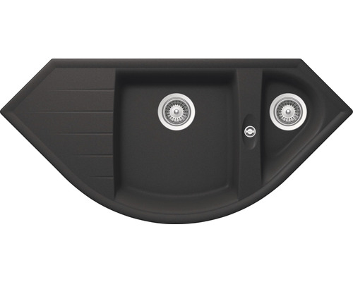 SCHOCK Genius C-150 spoelbak 1105 x 520 mm onyx GENC150AGON