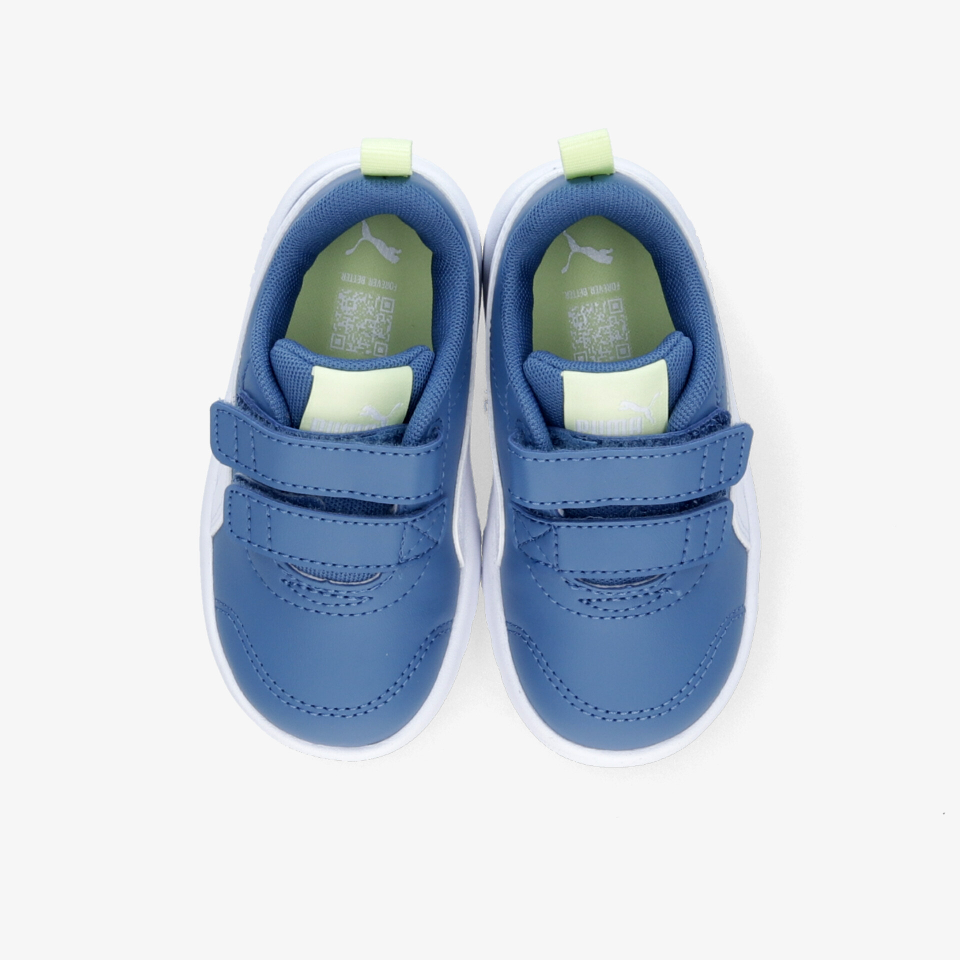 PUMA Courtflex V3 Kinder Sneaker Low blau