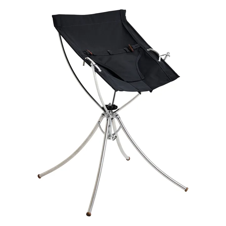 Vaggaro Kit complet: sac bandoulière, support, chaise, berceau et transat | Noir