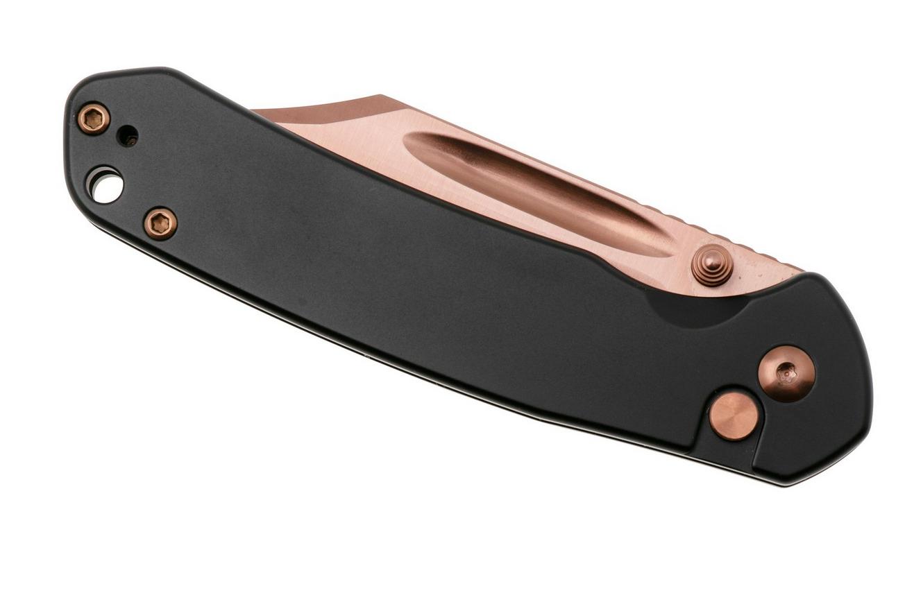 CJRB Pyrite Bowie J1942-RG, Rosegold PVD AR-RPM9, Black Steel, zakmes