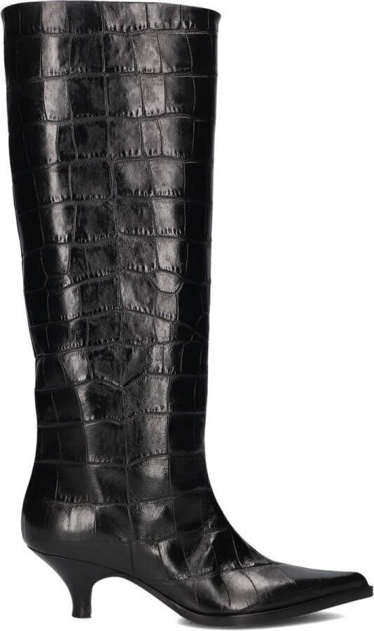 STRATEGIA Laarzen Dames E-4301-c Maat: 39 Materiaal: Leer Kleur: Zwart
