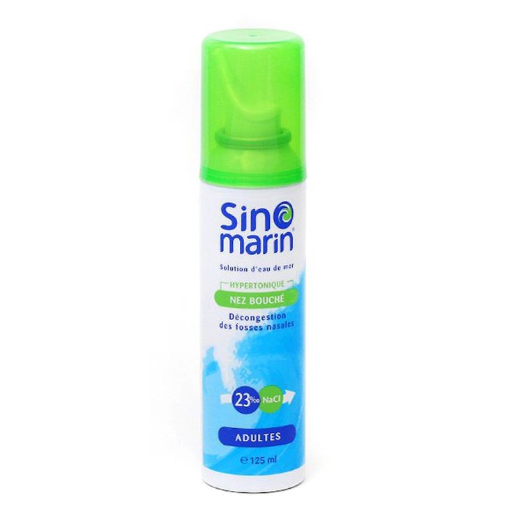 Solution eau de mer nez bouché adulte 125ml