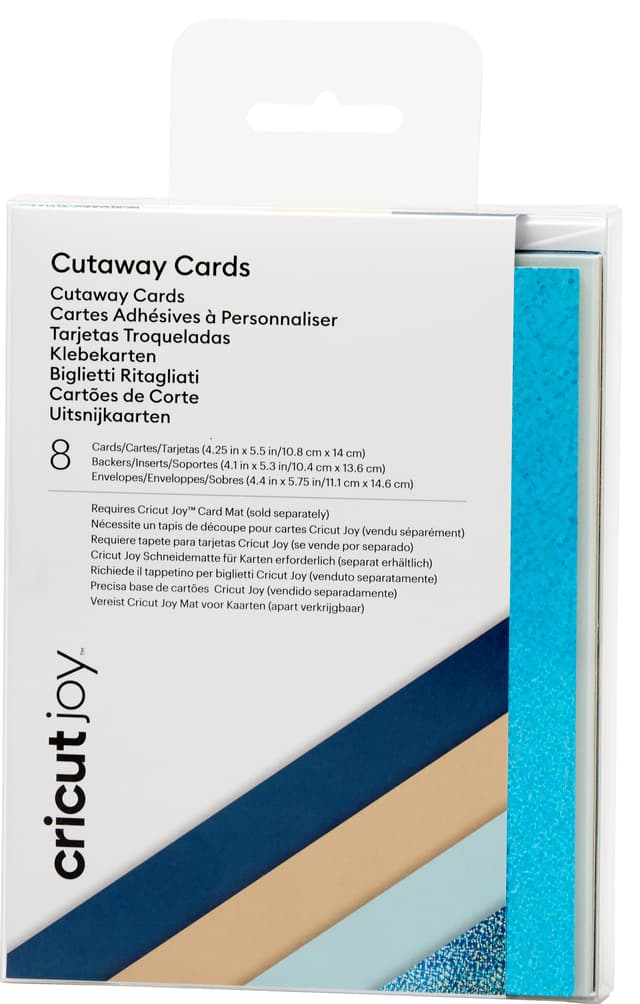 Cricut Joy Cut-Away-kort A2 8-pak (marina)