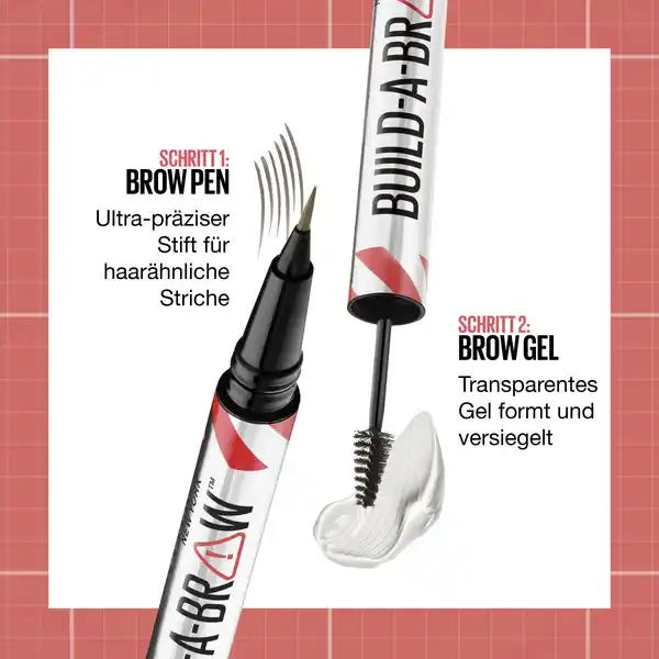 Build-A-Brow 2in1 Augenbrauenstift Nr. 250 blonde + Versiegelungsgel
